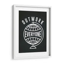 OUTWORK EVERYONE | Cuadro decorativo de Canvas Lab