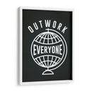 OUTWORK EVERYONE | Cuadro decorativo de Canvas Lab