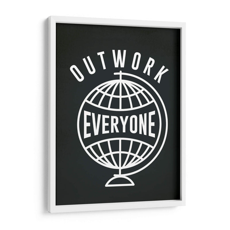 OUTWORK EVERYONE | Cuadro decorativo de Canvas Lab