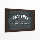 PATIENCE | Cuadro decorativo de Canvas Lab
