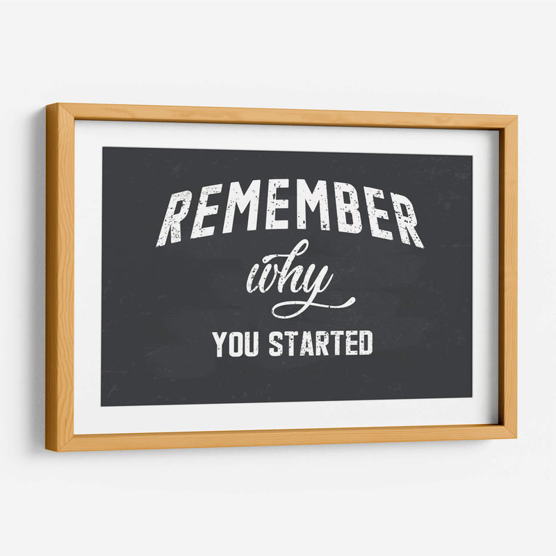 REMEMBER | Cuadro decorativo de Canvas Lab