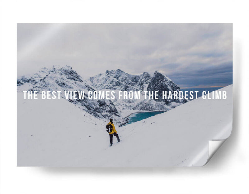 The climb | Cuadro decorativo de Canvas Lab
