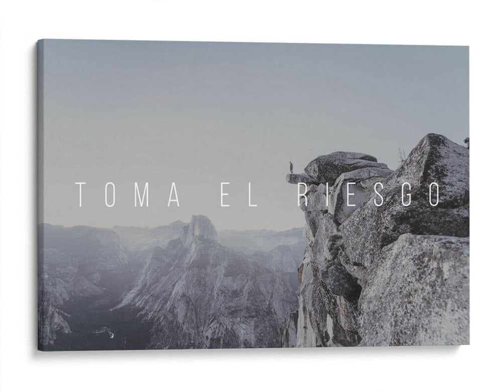 Toma el Riesgo | Cuadro decorativo de Canvas Lab