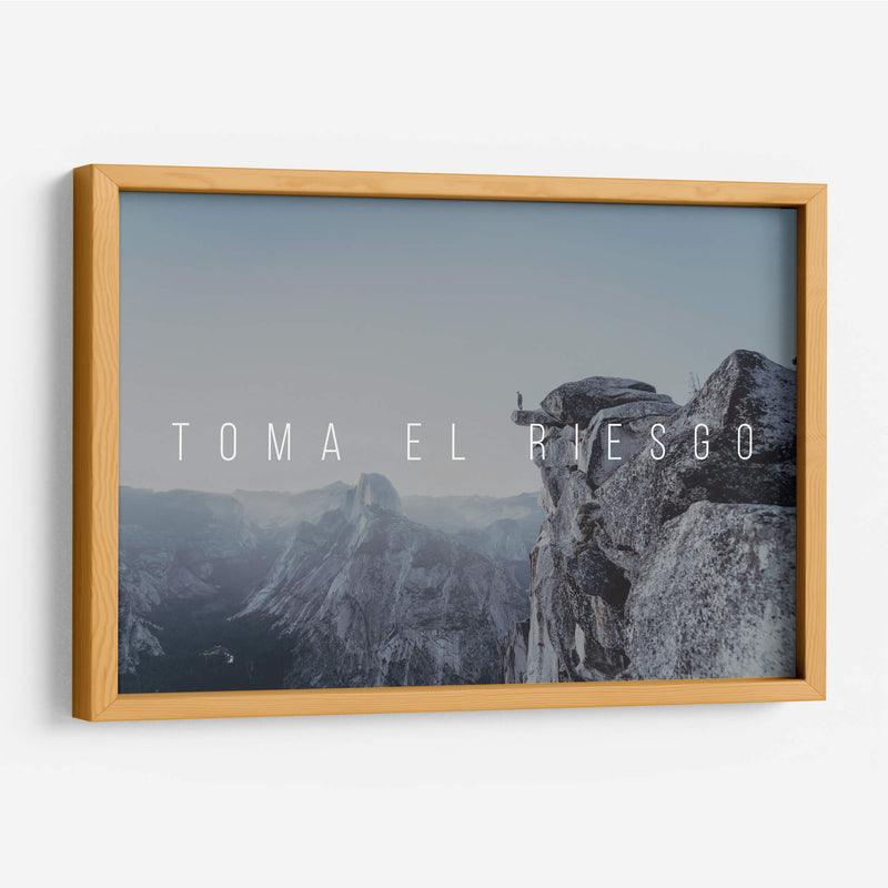 Toma el Riesgo | Cuadro decorativo de Canvas Lab
