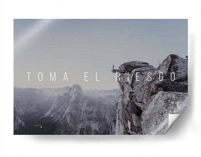 Toma el Riesgo | Cuadro decorativo de Canvas Lab