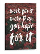 Work for it | Cuadro decorativo de Canvas Lab