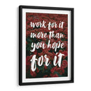 Work for it | Cuadro decorativo de Canvas Lab