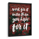 Work for it | Cuadro decorativo de Canvas Lab