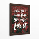 Work for it | Cuadro decorativo de Canvas Lab