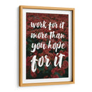 Work for it | Cuadro decorativo de Canvas Lab