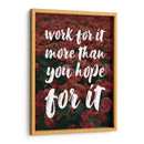 Work for it | Cuadro decorativo de Canvas Lab