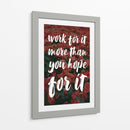 Work for it | Cuadro decorativo de Canvas Lab