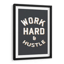 Work Hard | Cuadro decorativo de Canvas Lab