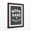 Work Hard | Cuadro decorativo de Canvas Lab