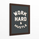Work Hard | Cuadro decorativo de Canvas Lab