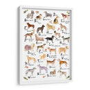 Alfabeto De Perro - Melissa Wang | Cuadro decorativo de Canvas Lab