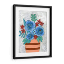 Bleu Blume I - Regina Moore | Cuadro decorativo de Canvas Lab