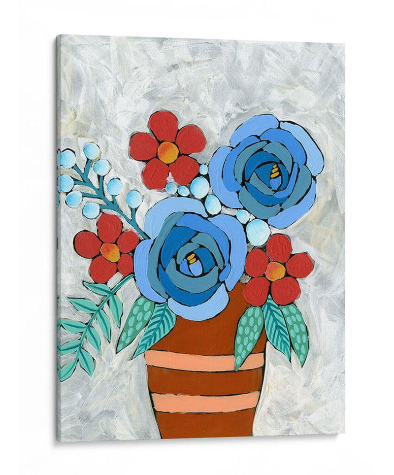 Bleu Blume Ii - Regina Moore | Cuadro decorativo de Canvas Lab