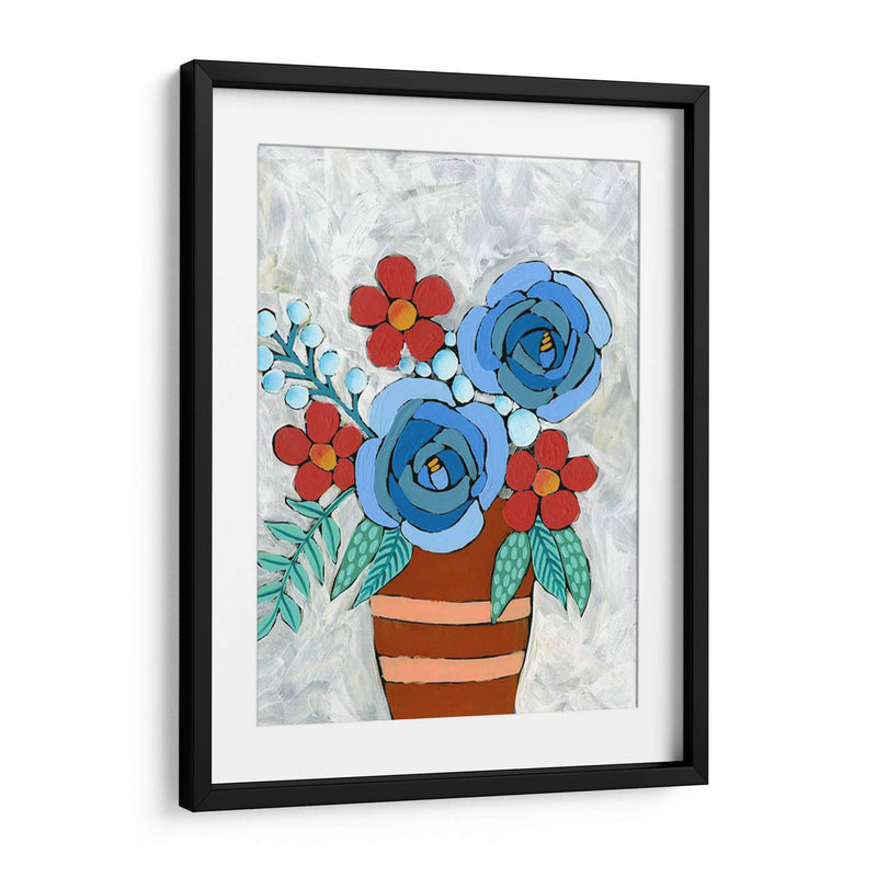 Bleu Blume Ii - Regina Moore | Cuadro decorativo de Canvas Lab