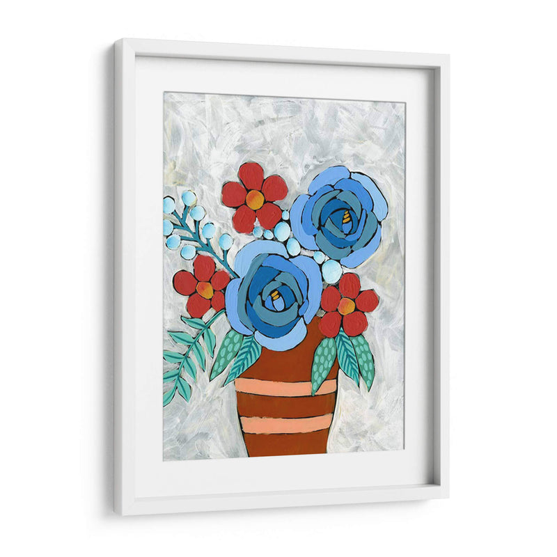 Bleu Blume Ii - Regina Moore | Cuadro decorativo de Canvas Lab