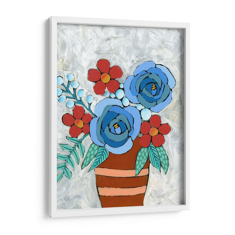 Bleu Blume Ii - Regina Moore | Cuadro decorativo de Canvas Lab