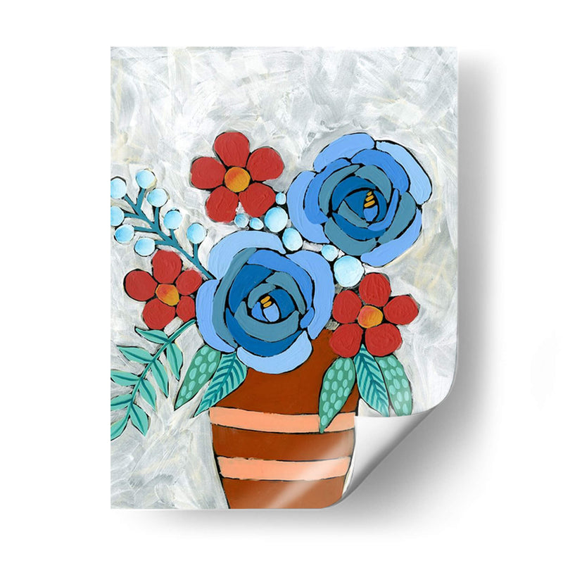 Bleu Blume Ii - Regina Moore | Cuadro decorativo de Canvas Lab