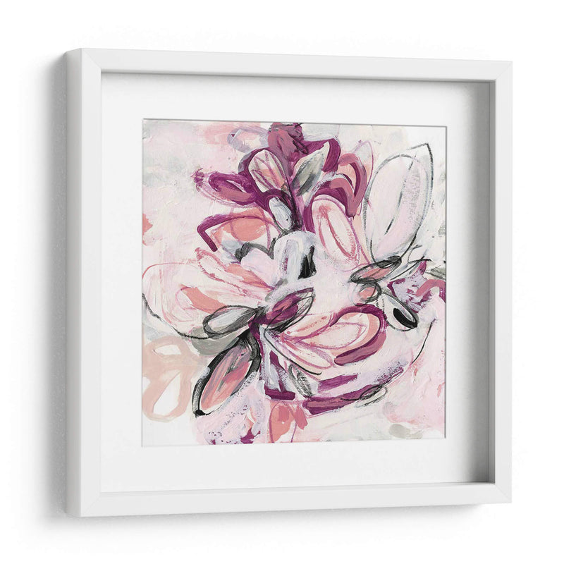 Fucsia Floral Ii - June Erica Vess | Cuadro decorativo de Canvas Lab