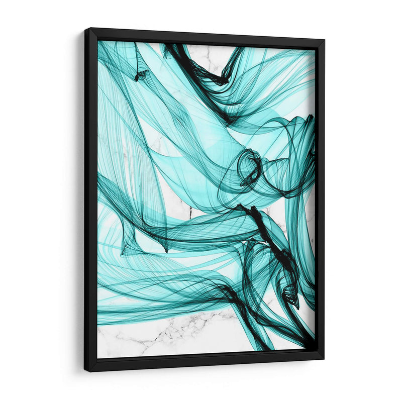 Cintas Teal V - Irena Orlov | Cuadro decorativo de Canvas Lab