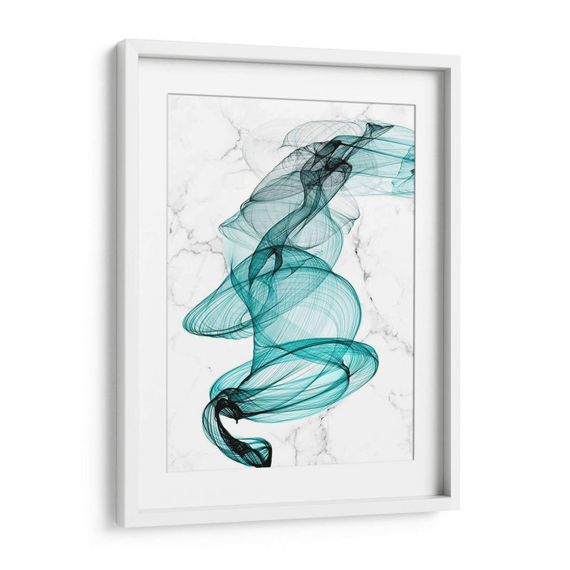 Cintas Teal Vi - Irena Orlov | Cuadro decorativo de Canvas Lab