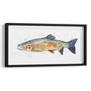 Acuarela Trucha Arco Iris Ii - Gerard Paul Deshayes | Cuadro decorativo de Canvas Lab