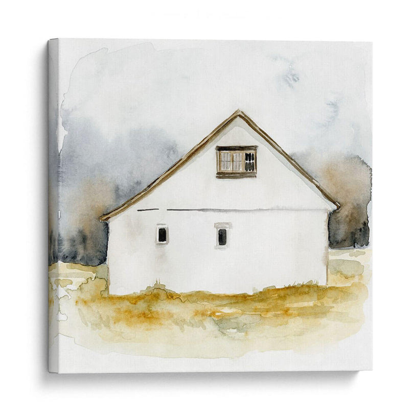 Barn Blanco Acuarela I - Susan Savory | Cuadro decorativo de Canvas Lab