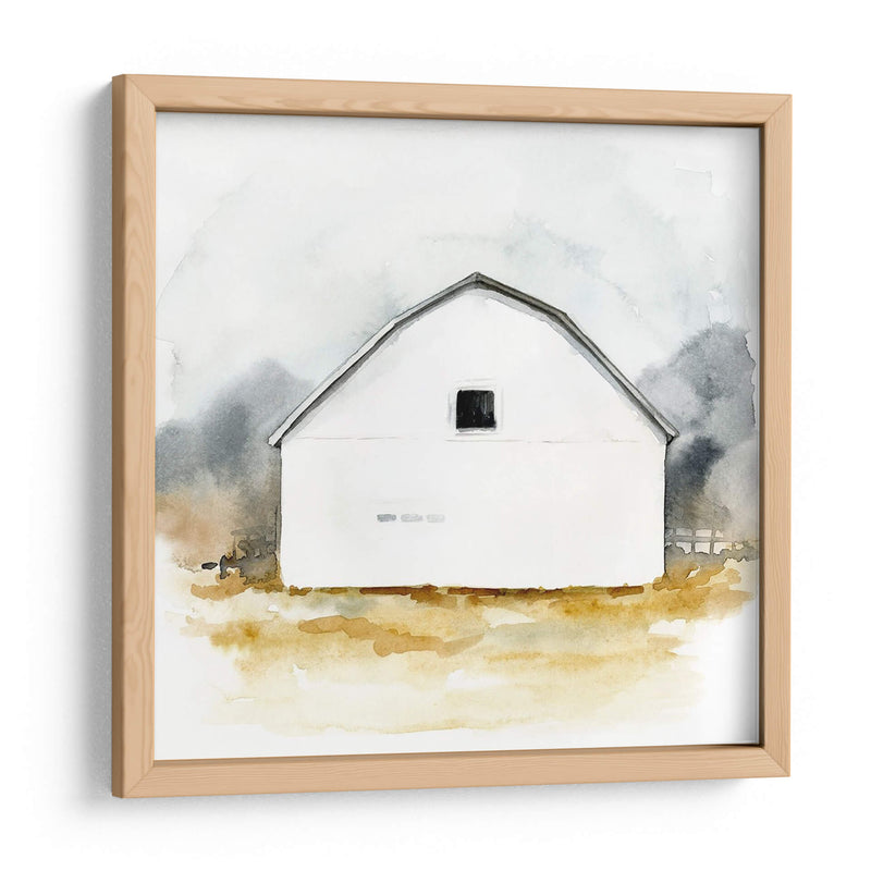 Barn Blanco Acuarela Ii - Susan Savory | Cuadro decorativo de Canvas Lab