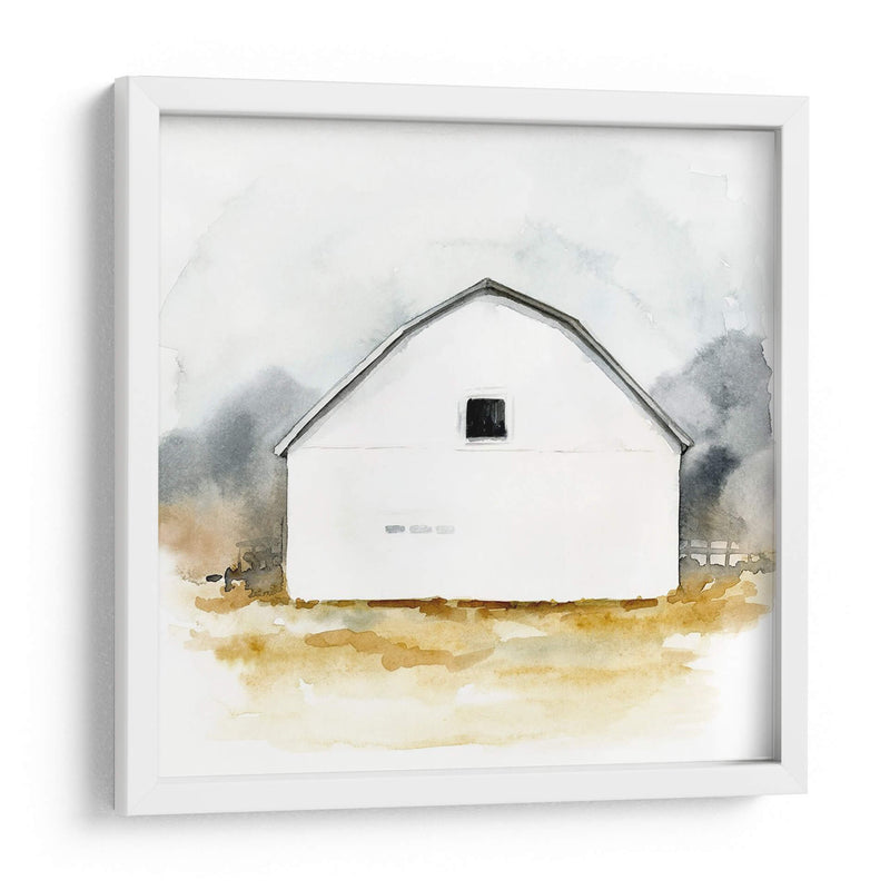 Barn Blanco Acuarela Ii - Susan Savory | Cuadro decorativo de Canvas Lab