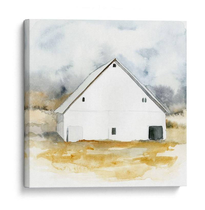 Barn Blanco Acuarela Iv - Susan Savory | Cuadro decorativo de Canvas Lab