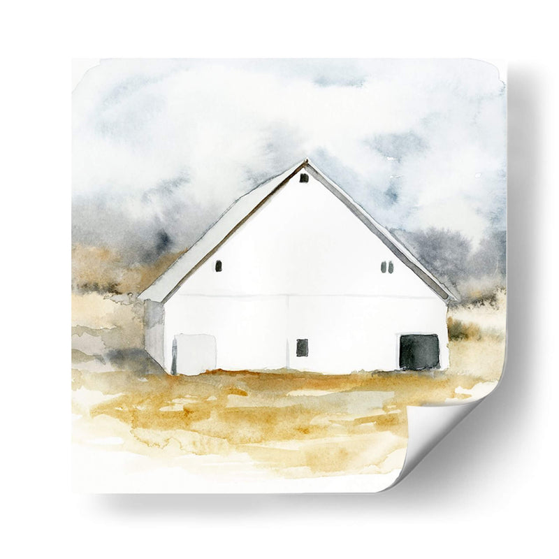 Barn Blanco Acuarela Iv - Susan Savory | Cuadro decorativo de Canvas Lab