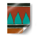 Patrones De Óxido Y Teal Ii - Regina Moore | Cuadro decorativo de Canvas Lab