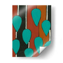 Patrones De Óxido Y Teal V - Regina Moore | Cuadro decorativo de Canvas Lab