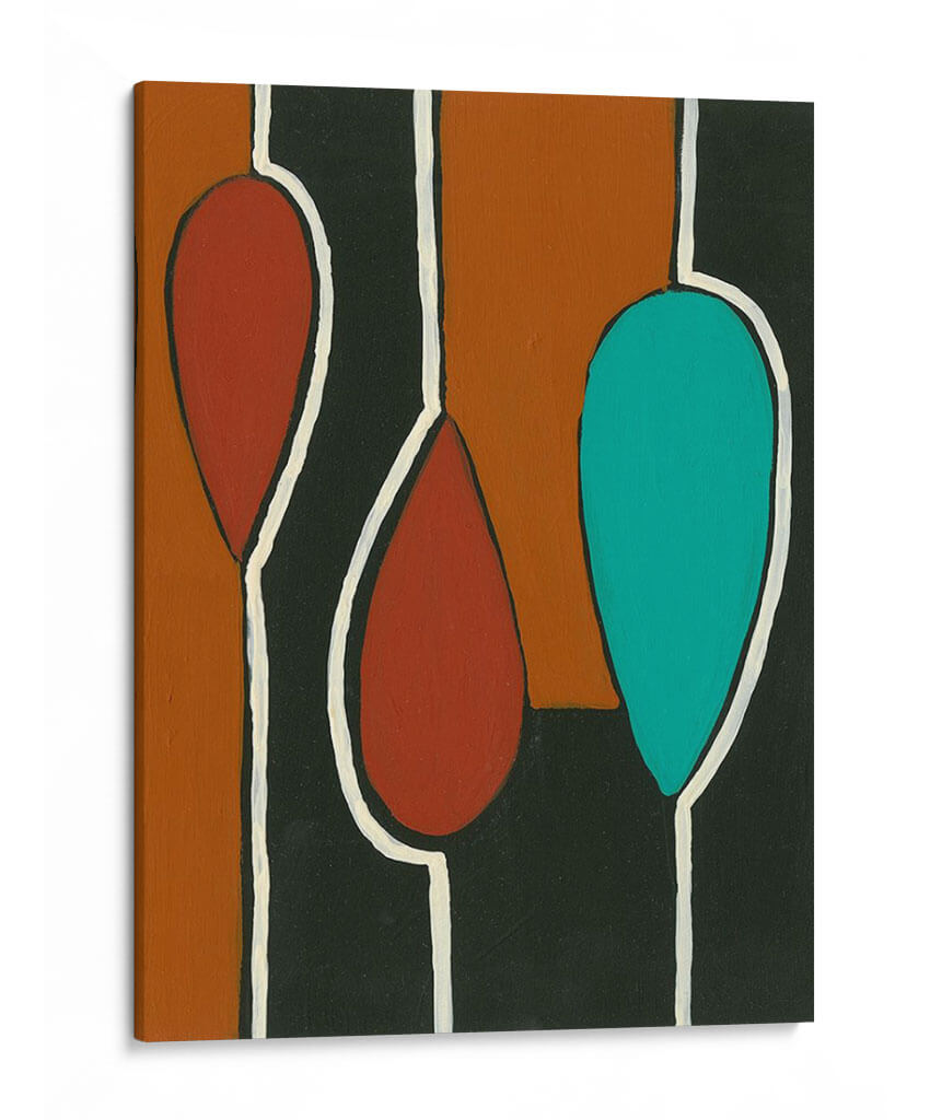 Patrones De Óxido Y Teal Vii - Regina Moore | Cuadro decorativo de Canvas Lab