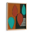 Patrones De Óxido Y Teal Ix - Regina Moore | Cuadro decorativo de Canvas Lab