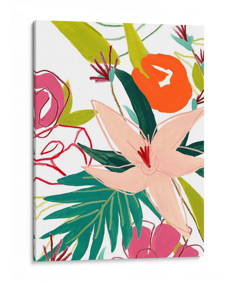 Confeti Tropical Iv - June Erica Vess | Cuadro decorativo de Canvas Lab