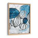 Linternas Azules Ii - June Erica Vess | Cuadro decorativo de Canvas Lab