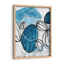 Linternas Azules Iii - June Erica Vess | Cuadro decorativo de Canvas Lab