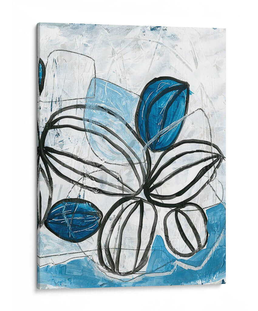 Linternas Azules Iv - June Erica Vess | Cuadro decorativo de Canvas Lab