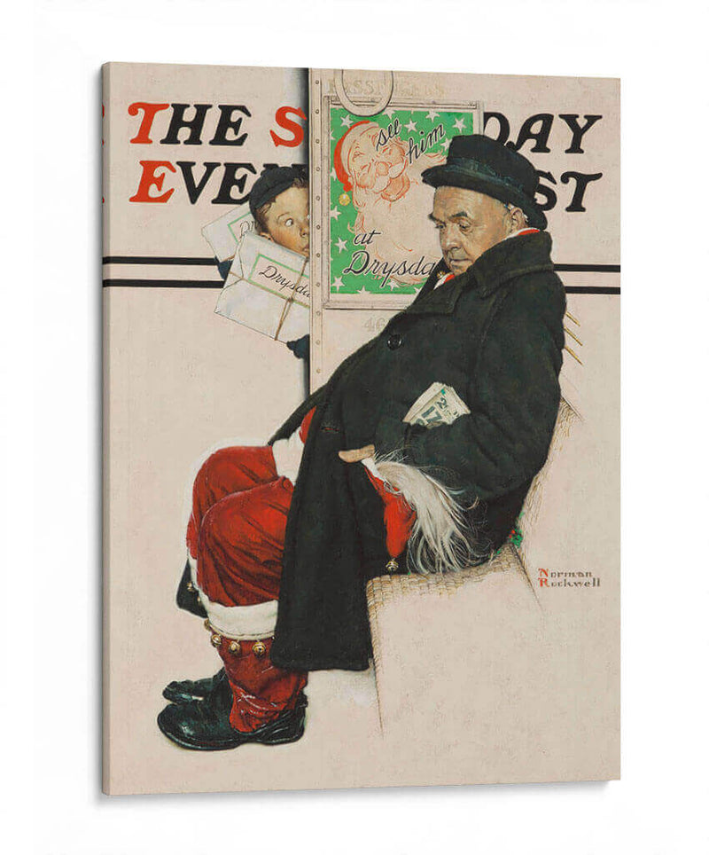 Descubierto - Norman Rockwell | Cuadro decorativo de Canvas Lab