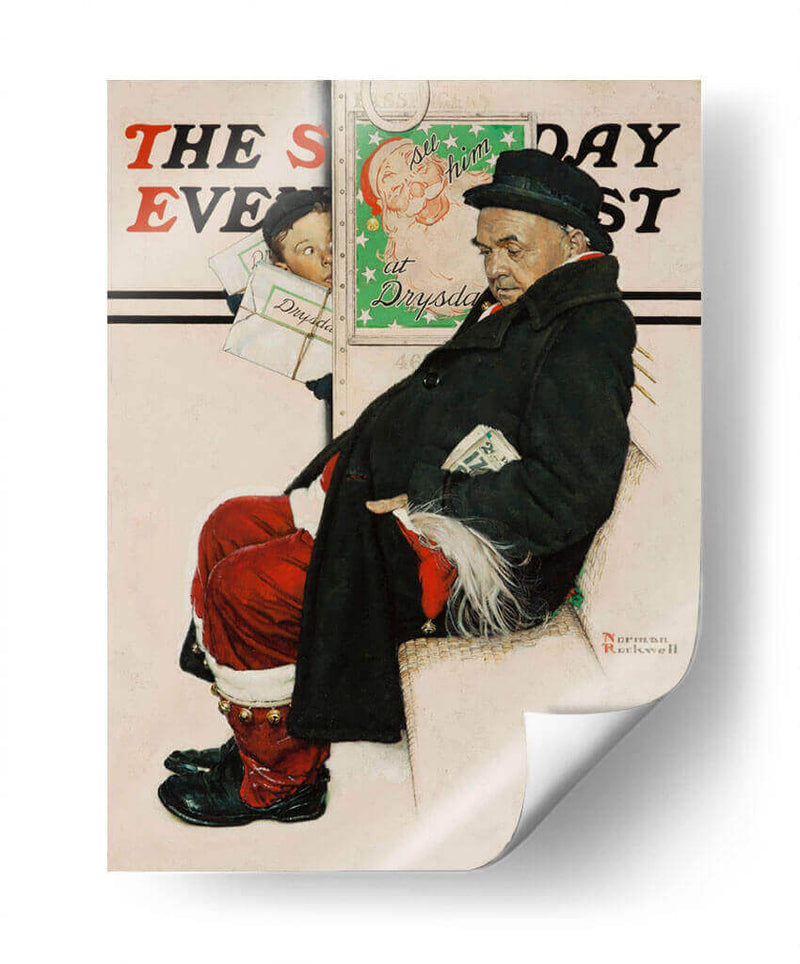 Descubierto - Norman Rockwell | Cuadro decorativo de Canvas Lab