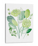 Retrato Verde I - Melissa Wang | Cuadro decorativo de Canvas Lab