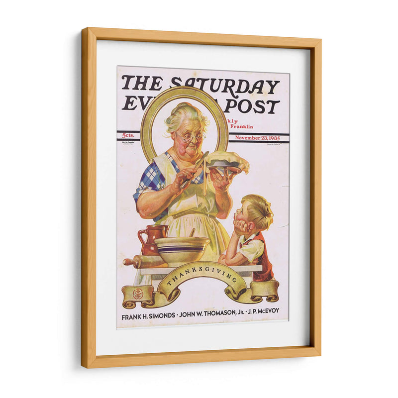 El arte de cocinar - Norman Rockwell | Cuadro decorativo de Canvas Lab