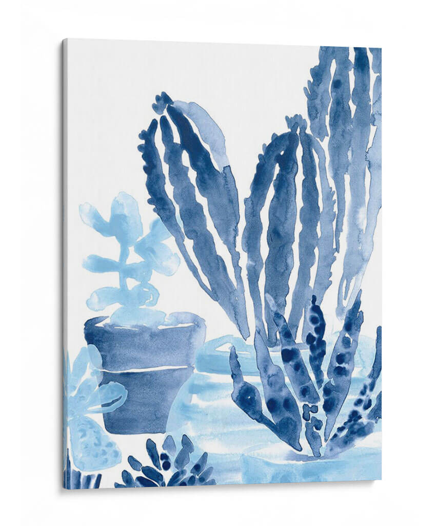 Índigo Suculento I - June Erica Vess | Cuadro decorativo de Canvas Lab