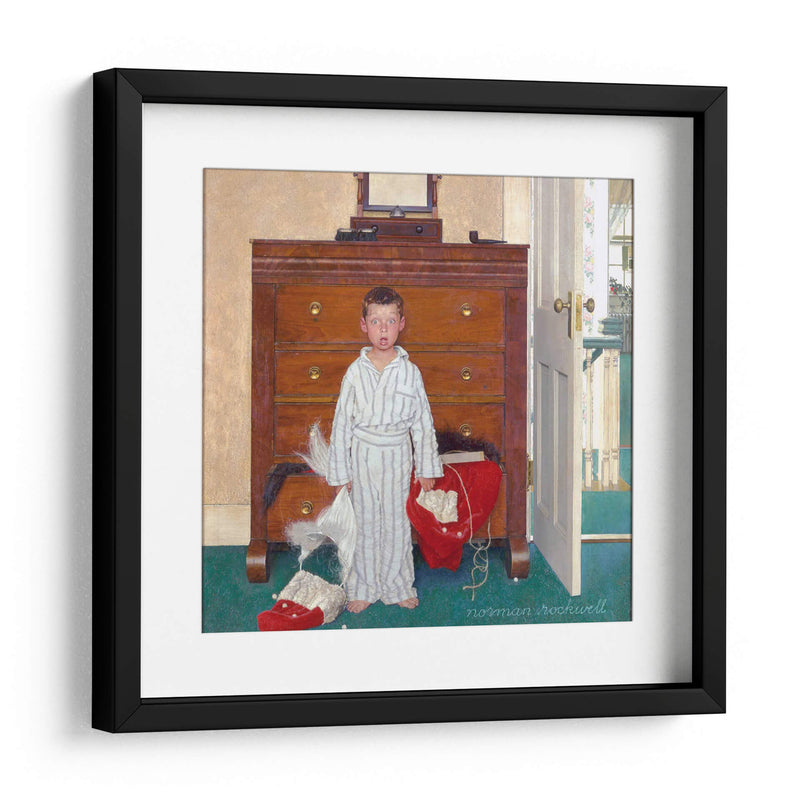 El secreto revelado - Norman Rockwell | Cuadro decorativo de Canvas Lab