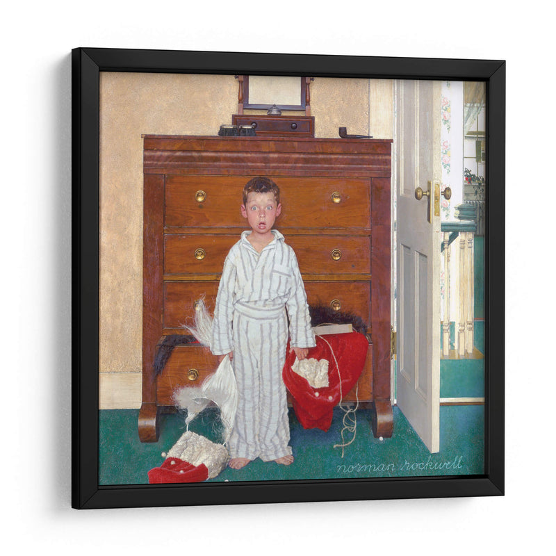 El secreto revelado - Norman Rockwell | Cuadro decorativo de Canvas Lab